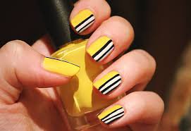 black and yellow nails - Google Search