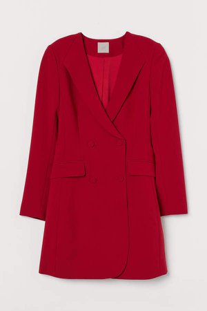 Jacket Dress - Red