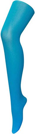 Sock Snob Womens 80 Den Opaque Coloured Winter Fashion Tights (One Size, Neon Blue 40 Den): Amazon.co.uk: Clothing