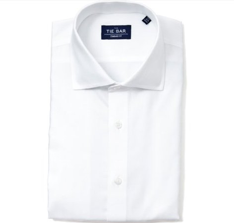 White Herringbone Shirt | Men's Dress Shirts | The Tie Bar