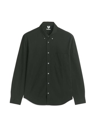 Shirt 3 Oxford - Green - Shirts - ARKET DK
