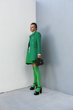 blair eadie bright green pants suit - Google Search