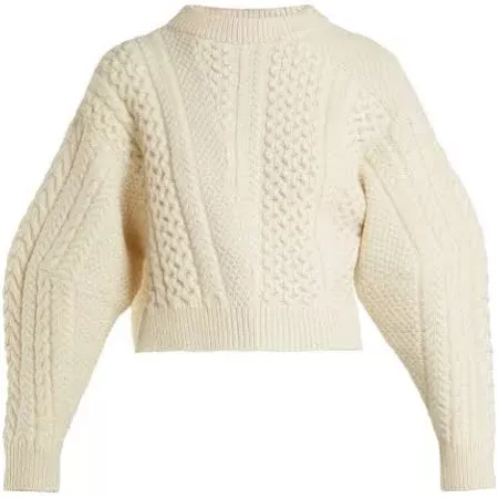 stella mccartney white cable knit jumper - Google Search