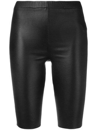 Zadig&Voltaire Leather Cycling Shorts - Farfetch