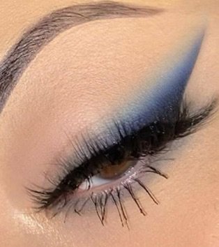 Blue Smoky Eye Makeup