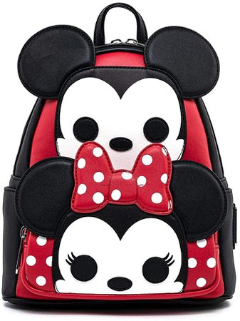 Amazon.com | Pop Loungefly Mickey & Minnie Cosplay Mini Backpack Standard | Casual Daypacks