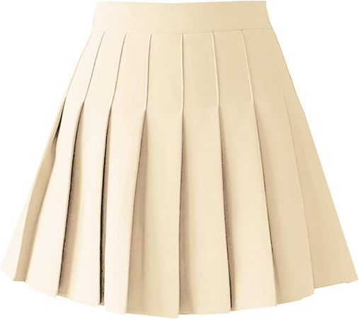 ZHANCHTONG Women's High Waist A-Line Pleated Mini Skirt Short Tennis Skirt at Amazon Women’s Clothing store