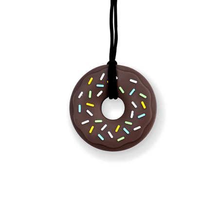 Chewable Frosted Donut Pendant Necklace — Stimming Jewelry - Stimtastic
