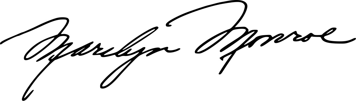 Marilyn Monroe Signature