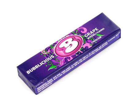 Grape Bubblicious Bubble Gum 1 pack - OldTimeCandy.com