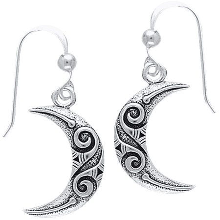 Pull of the Moon Earrings - PS-TE2914 by Medieval Collectibles