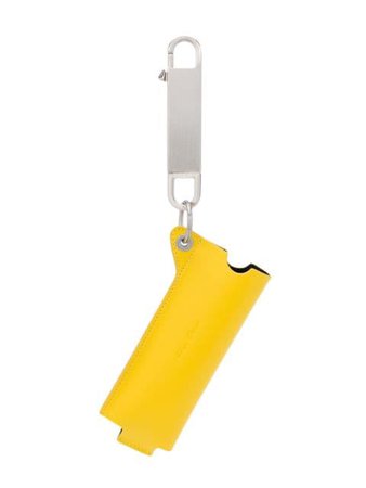Yellow Rick Owens pouch keyring - Farfetch