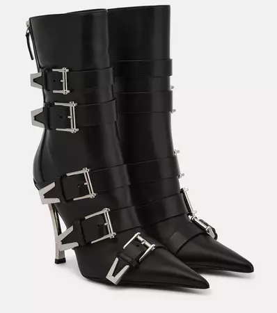 versace black boots