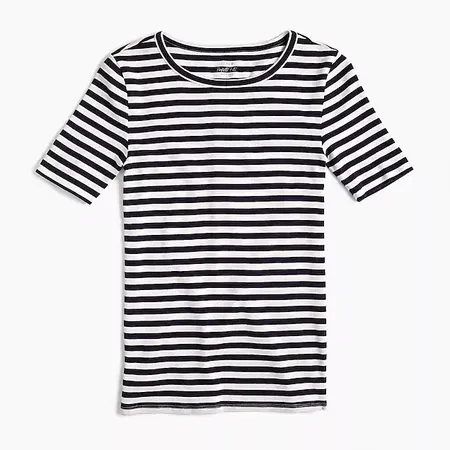 Slim perfect T-shirt in stripe  | J.Crew