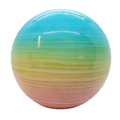 Otagiri Vase Sphere Shaped Rainbow Colored Vase