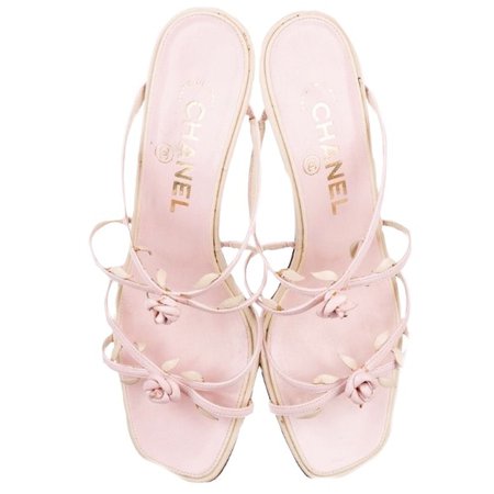 pink Chanel heels
