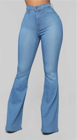 High Waist Flare Bottom Jean (fashion nova)