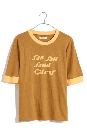 Madewell Sun Salt Sand Citrus Relaxed Graphic Tee | Nordstrom