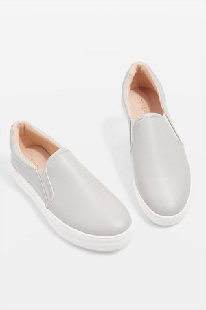 Tina Flatform Slip On Trainers - Trainers - Shoes - Topshop