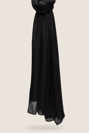Black Woven Maxi Hijab – Haute Hijab