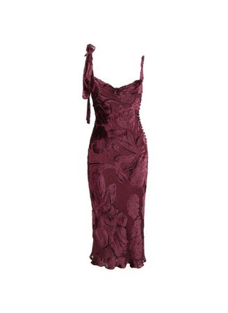 burgundy dress Y2k purple