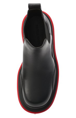 Женские черные кожаные ботинки bv tire BOTTEGA VENETA — купить за 74800 руб. в интернет-магазине ЦУМ, арт. 630300/VBS50