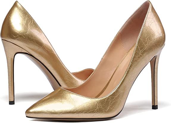 Amazon.com | Soireelady Women's Sexy Pointed Toe High Heels,4 inch/10cm Pumps,Wedding Dress Shoes,Sexy Evening Party Shoes | Pumps