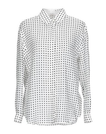 Burberry Linen Shirt - Women Burberry Linen Shirts online on YOOX United States - 38808251JS