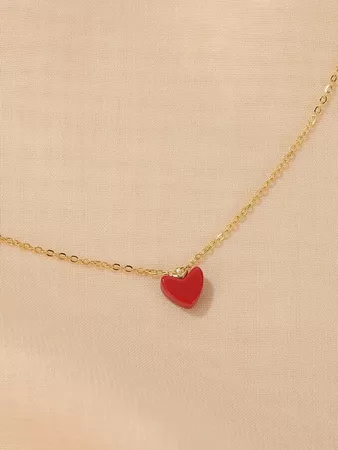 Heart Pendant Necklace | SHEIN USA