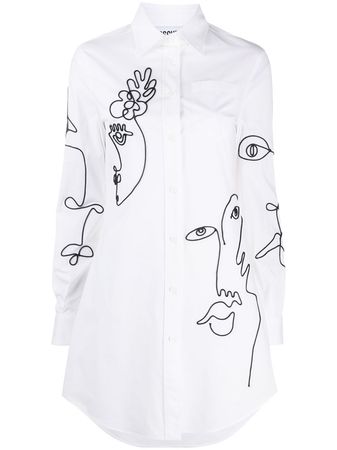 Moschino Cornely Embroidered Shirt - Farfetch
