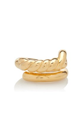 Twist 18k Gold-Vermeil Ring By Bottega Veneta | Moda Operandi