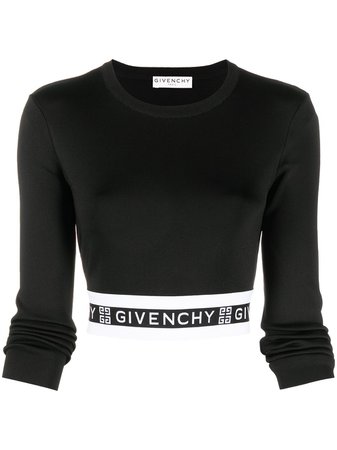 Givenchy Logo Band Cropped Top - Farfetch