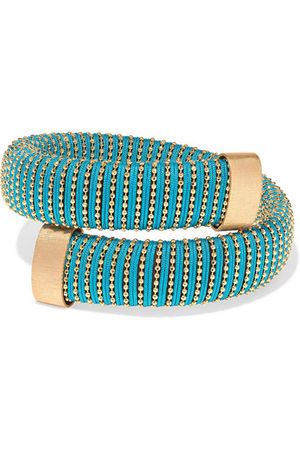Carolina Bucci | Caro gold-plated and cotton bracelet | NET-A-PORTER.COM