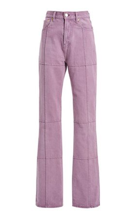Purple pants Muted pastel