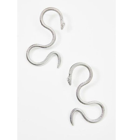 Snake Drop Earrings Spiral | Dolls Kill