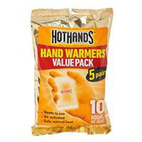 Buy Hot Hands Hand Warmers 5 Pairs Online at Chemist Warehouse®