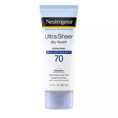 Neutrogena Ultra Sheer Sunscreen Lotion - Spf 70 - 3 Fl Oz : Target