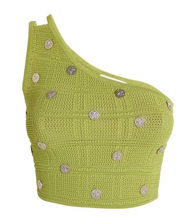 Sale | SANDRO Embellished Crochet Top | Harrods AU