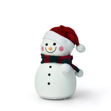 Christmas Snowman Music Portable Night Light