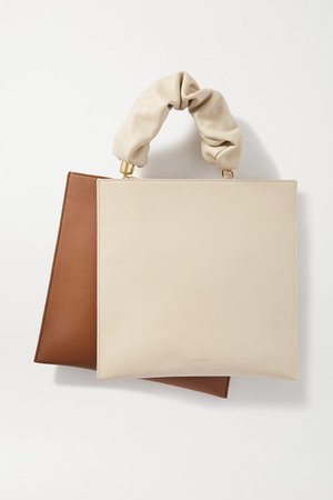 The Sant | Obi two-tone leather tote | NET-A-PORTER.COM