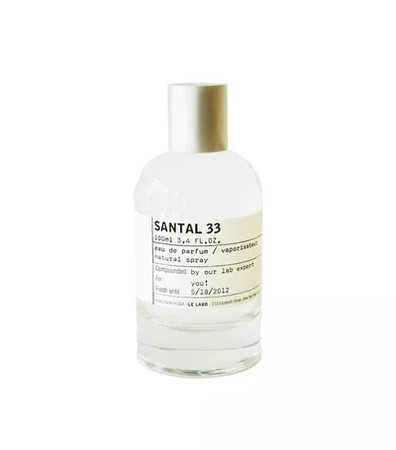 Le Labo Santal 33 perfume ($198)