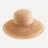 J.Crew: Textured Summer Straw Hat For Women