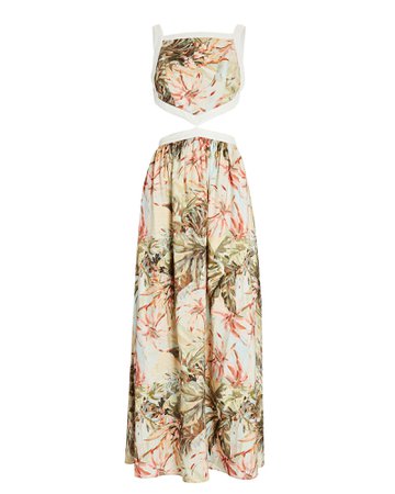 Significant Other Marino Open-Back Floral Maxi Dress | INTERMIX®