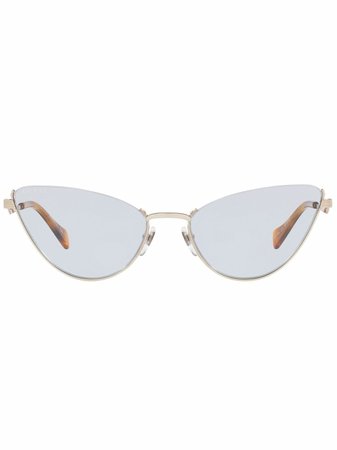 Gucci Eyewear cat-eye wavy-frame Sunglasses - Farfetch