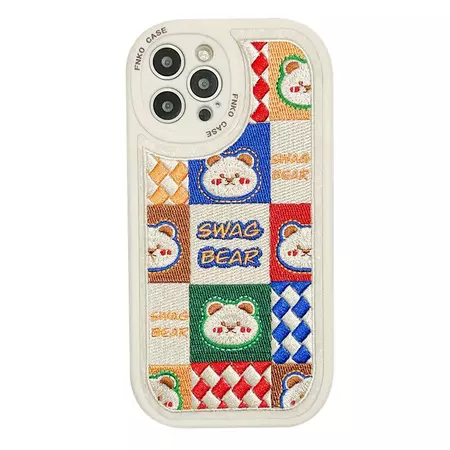Kidcore Bear and Rabbit Case For iPhone - Shoptery