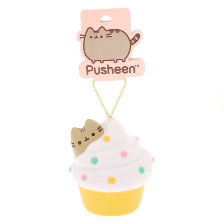 Pusheen™ Cupcake Squish Keychain Toy | Claire's US