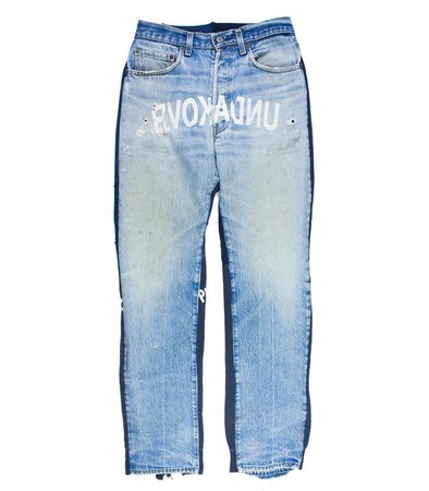Middleman Store sur Instagram : Releasing Friday: Undercover “Undakovr” One-Off Hybrid Denim. Though “rare” may be the most misappropriated modifier in the orbit of…
