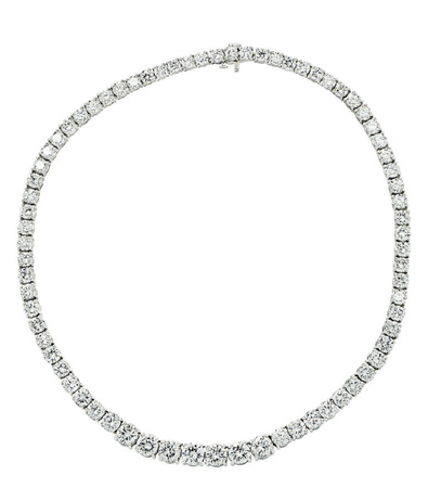 Vivid Diamonds 39.22 Carat Diamond Riviera Necklace $218,000