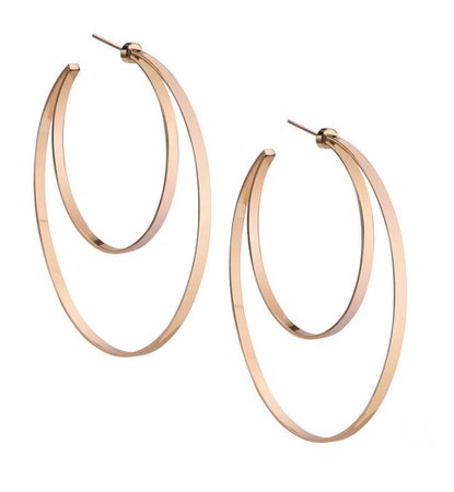 Jennifer Zeuner double hoop earrings