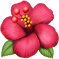 🌺 Hibiscus Emoji (Apple)